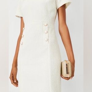 Pearl Tweed Sheath Dress